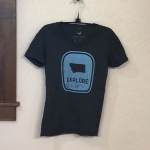 Explore Montana tee, M, Locally Grown